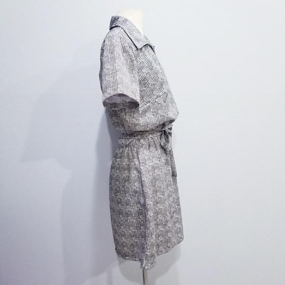 Vintage 80's retro 90's print mini dress - Picture 3 of 3